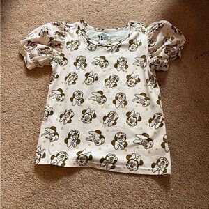 Disney Minnie Mouse Kids Short Sleeve Shirt